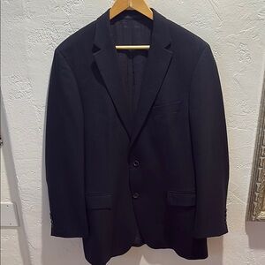 Hugo Boss Pasini 2 Midnight Blue Suit Jacket with Notch Lapel
